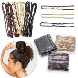 50pcs 5cm Hair Pins Metal U Shape Hairpins For Women Girls Headpiece Wedding Bride Head Jewelry Decor Headwear Hair Accessories