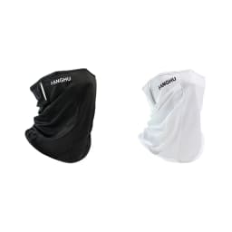 1/2pcs Ice Silk Bandana Breathable Anti-UV Sunscreen Outdoor Hiking Cycling Mask Unisex Cooling Quick Dry Head Wrap Face Scarf