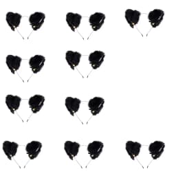1/6/10pcs Plush Bell Cat Ear Headband for Women Fashion Girls Headband Party Cosplay Hair Band Hair Accessories