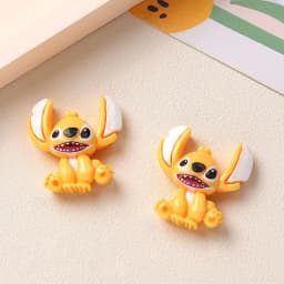 6pcs/lot Stitch Resin Hair Clip Accessories DIY Phone Case Hair Clip Head Rope Hat Hole Shoes Gift Accessory(6pcs random)