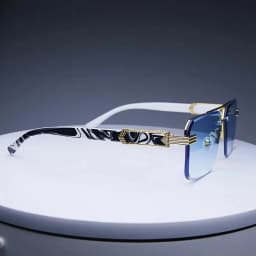 Fashion Rimless Sunglasses Men Women Populare Frameless Sun Glasses Male Female Classic Small Square Summer Traveling Shades