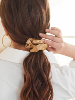 12pcs Multiple Mixed Color Outfits for Women Fashionable and Bright Satin Large Intestine Hair Rings High Elasticity Comfortable