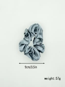 12pcs Multiple Mixed Color Outfits for Women Fashionable and Bright Satin Large Intestine Hair Rings High Elasticity Comfortable