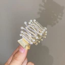 Fashion Irregular Metal Hair Claw Clip Women Shiny Rhinestone High Ponytail Shark Hairpins for Girls Hair Accessories Headwear