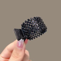Fashion Irregular Metal Hair Claw Clip Women Shiny Rhinestone High Ponytail Shark Hairpins for Girls Hair Accessories Headwear