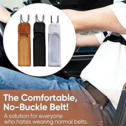 Newest Adjustable Buckleless Belt Hook Elastic Pant Waist Metal Buckle-Free Waist Belt For Men's Gift Casual Belt With No Buckle