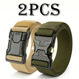 2026 New Adjustable sports outdoor tactical belt for men durable and comfortable simple belt hiking and fitness belt for men
