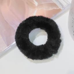 New Colorful Fluffy Hair Band For Women Girls Ponytail Holder Hair Tie Plush Scrunchie Rubber Band Fashion Hair Accessories