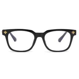 Classic Square Anti Blue Light Glasses for Men and Women Black & Transparent Frame Unisex Computer Wearing Women Glasses