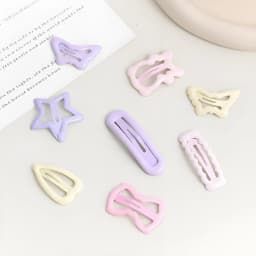 30/50Pcs Gentle Soft Star Hair Clips Set Non-Pull Barrettes for Baby Girls Toddlers Side Bangs Fine Hair Cute Kids Accessories