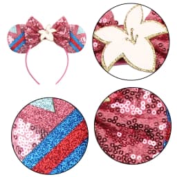 2026 New Style Sequin Ear Headband Sequin Bows Girl Adult Kids Halloween Party Cosplay Hair Accessories Princess Hairband