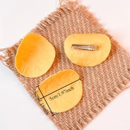 5/10PCS Simulation of Potato Chip Hairpin Ins Cartoon Headdress Cute Girl Student Duckbill Clip Girl Hair Accessoires Hair Clips