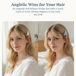 1Pair Cute Sweet Japanese Style Y2K Angel Wing Hair Clip Hairpin Barrettes Hairgrip Headdress Headwear Ornaments Accessories