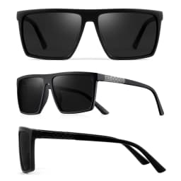 CRIXALIS Polarized Sunglasses For Men And Women Vintage Square Driving Fishing Neutral Sunglasses Anti-reflective Shade UV400