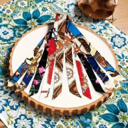 10Pcs Women’s Paisley Print Multi-Use Scarves Elegant Long Hairbands Neck Scarves & Bag Straps DIY Craft Hair Scarf Accessories