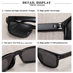 2026 NEW KIDIN Eco-Friendly Polarized Sunglasses Square Outdoor Sports Party Beach Women Men Sun Glasses UV400