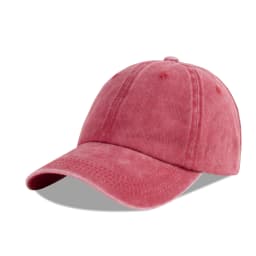 LANGZHEN Unisex Baseball Cap 100% Cotton Fits Men Women Washed Denim Adjustable Dad Hat