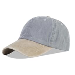 LANGZHEN Unisex Baseball Cap 100% Cotton Fits Men Women Washed Denim Adjustable Dad Hat