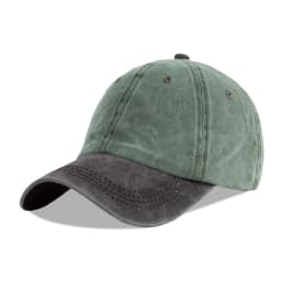 LANGZHEN Unisex Baseball Cap 100% Cotton Fits Men Women Washed Denim Adjustable Dad Hat
