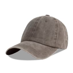 LANGZHEN Unisex Baseball Cap 100% Cotton Fits Men Women Washed Denim Adjustable Dad Hat