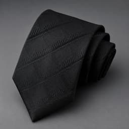 Men's Hand-Tied Narrow Tie 7.5cm (2.95inch) Polyester Black Dark Pattern Wavy Plaid Geometric Stripe Business Formal Wedding Suit Accessories