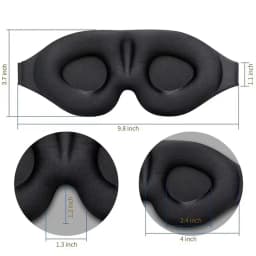 3D Full Shading Sleep Mask Relaxing and Zero Pressure Soft and Breathable Nap Mask To Relieve Eye Fatigue