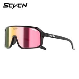 SCVCN Trendy Eyewear Cycling Sunglasses Fashion Sunglasses MTB Bicycle Camping UV400 Hiking Protection Glasses for Men Women