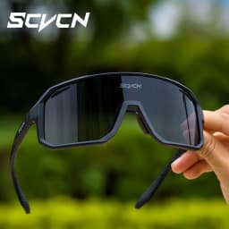 SCVCN Trendy Eyewear Cycling Sunglasses Fashion Sunglasses MTB Bicycle Camping UV400 Hiking Protection Glasses for Men Women