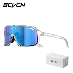 SCVCN Trendy Eyewear Cycling Sunglasses Fashion Sunglasses MTB Bicycle Camping UV400 Hiking Protection Glasses for Men Women