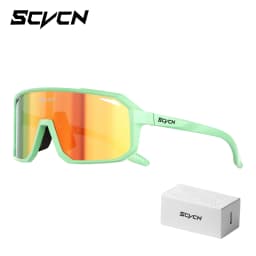 SCVCN Trendy Eyewear Cycling Sunglasses Fashion Sunglasses MTB Bicycle Camping UV400 Hiking Protection Glasses for Men Women