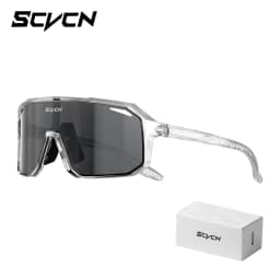 SCVCN Trendy Eyewear Cycling Sunglasses Fashion Sunglasses MTB Bicycle Camping UV400 Hiking Protection Glasses for Men Women
