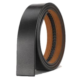 New Men's Genuine Leather Belts Automatic Buckle Belts Men Fashion No Buckle Belts High Quality Black Brown Waistband 3.5cm