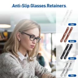 2/10Pcs Glasses Anti-slip Silicone Sleeve Eye Frame Leg Drag Fixed Ear Hook Bracket Anti-drop Artifact Glasses Accessories