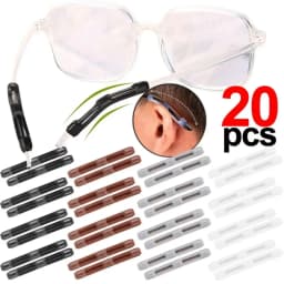 2/10Pcs Glasses Anti-slip Silicone Sleeve Eye Frame Leg Drag Fixed Ear Hook Bracket Anti-drop Artifact Glasses Accessories