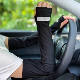 UV Solar Arm Sleeves Men Cycling Mask Long Sleeve Ice Silk Driving Arm Cover Sun-protective Summer Women Anti-Sunburn Cool Muff