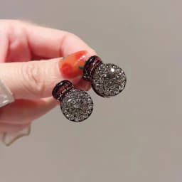 2/4/10pcs Mini Round Rhinestone Hair Claw Retro Zircon Women Girls Claw Clip Small Hairpins Hair Crabs Girls Hair Accessories 