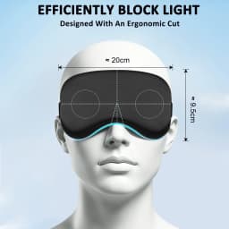 Imitated Silk Eye Cover Adjustable Sleep Eyes Mask Breathable Design Comfortable Blocks Light While Allowing Air Circulation