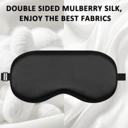 Imitated Silk Eye Cover Adjustable Sleep Eyes Mask Breathable Design Comfortable Blocks Light While Allowing Air Circulation
