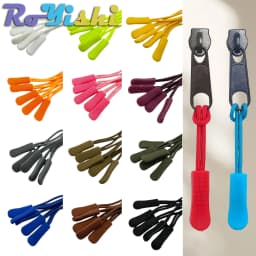 10/100 Pcs Colorful Replacement Zipper Pulls Cord Extender for Backpacks Jackets Luggage Purses Handbags