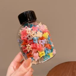 100Pcs Mini Hair Grabbing Claw Clips for Baby Girls Bangs & Broken Hair Styling Tool Small Hair Accessories