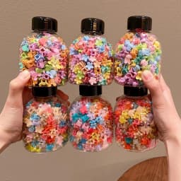 100Pcs Mini Hair Grabbing Claw Clips for Baby Girls Bangs & Broken Hair Styling Tool Small Hair Accessories