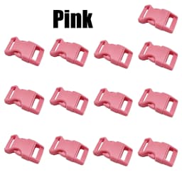 13-100Pcs 10/15/20/25mm Assorted Colors Plastic Side Release Buckle Belt Buckle for Parachute 550 Cord Paracord Bracelet Outdoor
