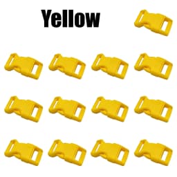 13-100Pcs 10/15/20/25mm Assorted Colors Plastic Side Release Buckle Belt Buckle for Parachute 550 Cord Paracord Bracelet Outdoor