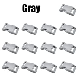 13-100Pcs 10/15/20/25mm Assorted Colors Plastic Side Release Buckle Belt Buckle for Parachute 550 Cord Paracord Bracelet Outdoor