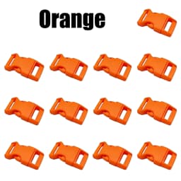13-100Pcs 10/15/20/25mm Assorted Colors Plastic Side Release Buckle Belt Buckle for Parachute 550 Cord Paracord Bracelet Outdoor