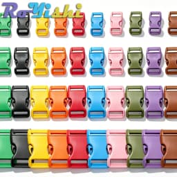 13-100Pcs 10/15/20/25mm Assorted Colors Plastic Side Release Buckle Belt Buckle for Parachute 550 Cord Paracord Bracelet Outdoor