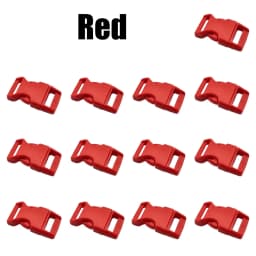 13-100Pcs 10/15/20/25mm Assorted Colors Plastic Side Release Buckle Belt Buckle for Parachute 550 Cord Paracord Bracelet Outdoor
