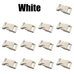 13-100Pcs 10/15/20/25mm Assorted Colors Plastic Side Release Buckle Belt Buckle for Parachute 550 Cord Paracord Bracelet Outdoor