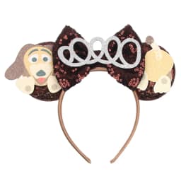 Cartoon Mouse Ear Headband Sequins Bow Hairband Space Astronaut Cowboy Party Hair Accessory for Women Cosplay Costume Headwear