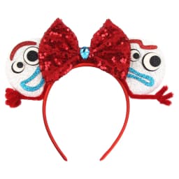 Cartoon Mouse Ear Headband Sequins Bow Hairband Space Astronaut Cowboy Party Hair Accessory for Women Cosplay Costume Headwear